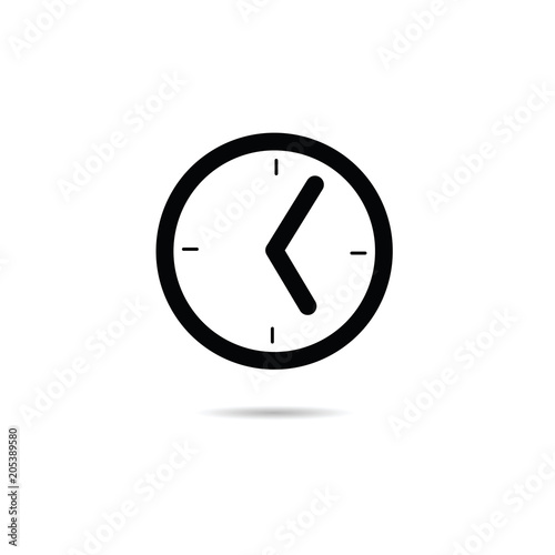 clock black illustration