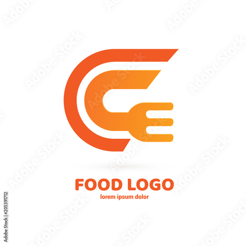 Business food and drink concept. Vector cutlery illustration