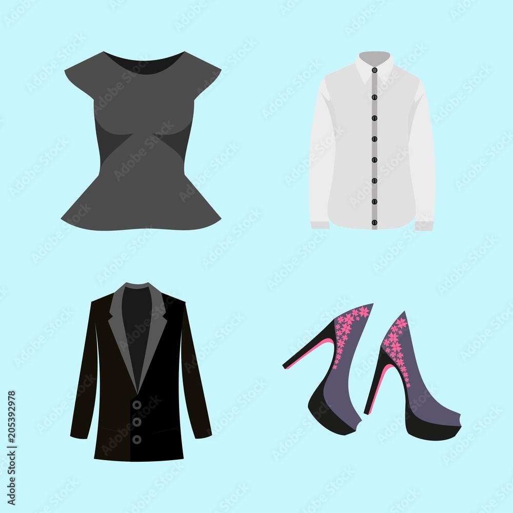 Clothing Store shopping Icon vector Clothing Store shopping Icon vector
