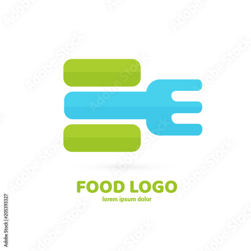 Business food and drink concept. Vector cutlery illustration