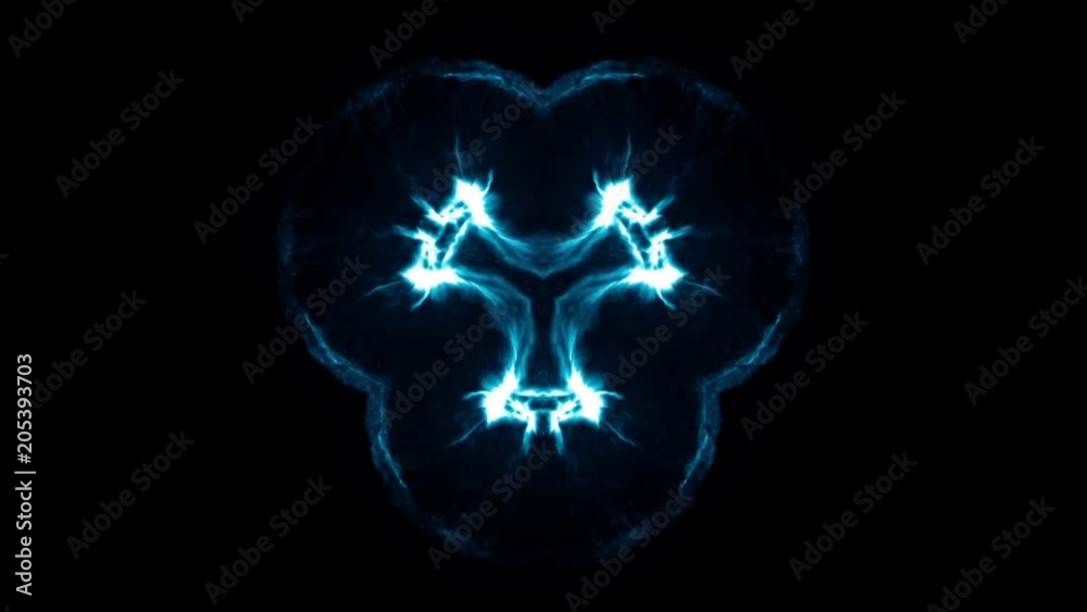 Blue fancy material in a dark background Blue fancy material in a dark background