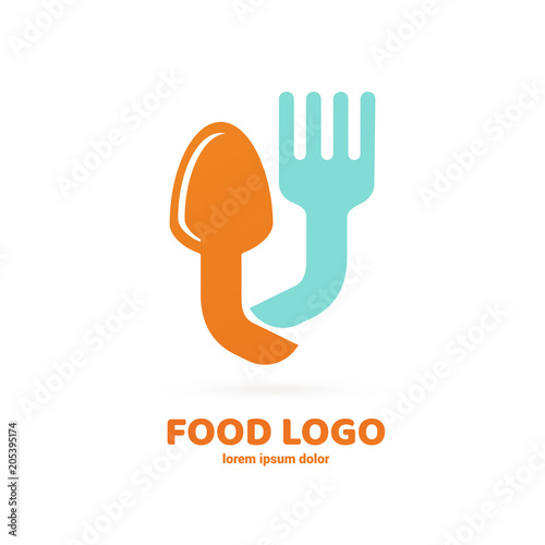 Business food and drink concept. Vector cutlery illustration