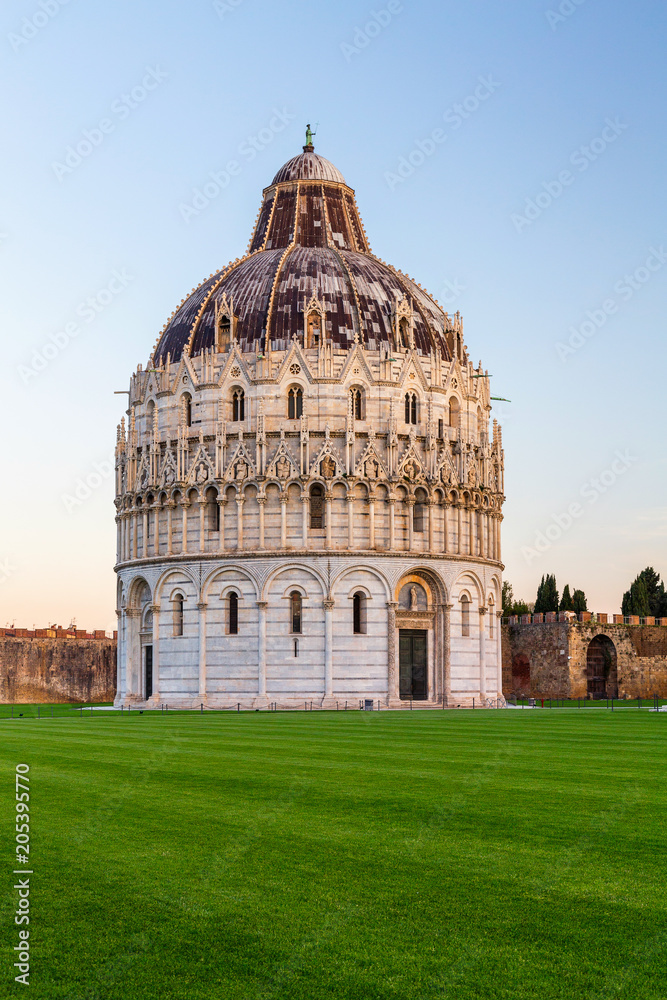 The Pisa Baptistery of St. John (Italian: Battistero di San Giovanni), a Roman Catholic ecclesiastical building in Pisa, Italy