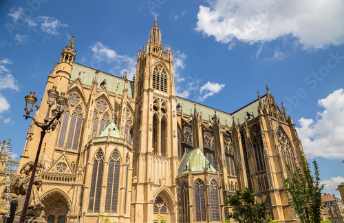  Kathedrale Saint-Etienne in Metz an der Mosel Frankreich