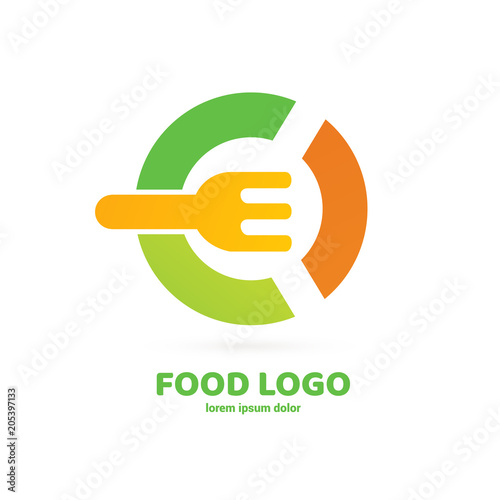 Business food and drink concept. Vector cutlery illustration