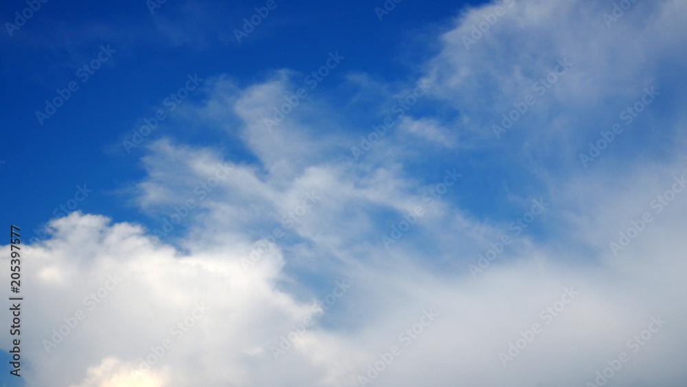sky clouds blue bright day cloud scape