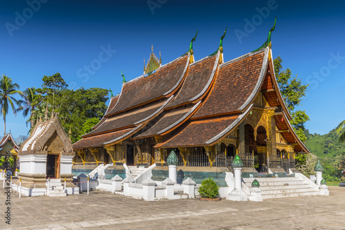 Wat Xieng Thong, Buddhist temple, Luang Prabang, UNESCO World Heritage Site, Laos.