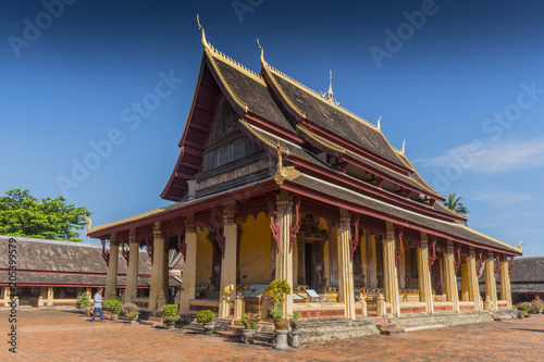 Wat Si Saket, Vientiane, Laos, Indochina, Southeast Asia, Asia.