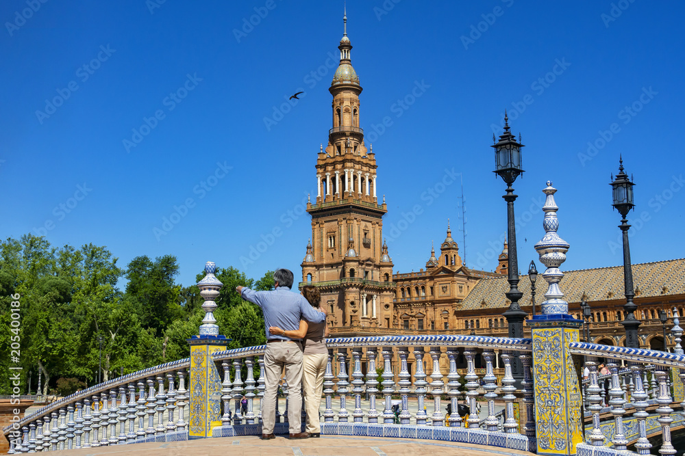 Fototapeta premium Piazza di Spagna, Siviglia 