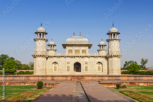 Itmad Ud Daulah's Tomb, also known as Baby Taj Mahal in Agra, India. photo