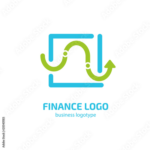 Illustration of business logotype bidding and auction.