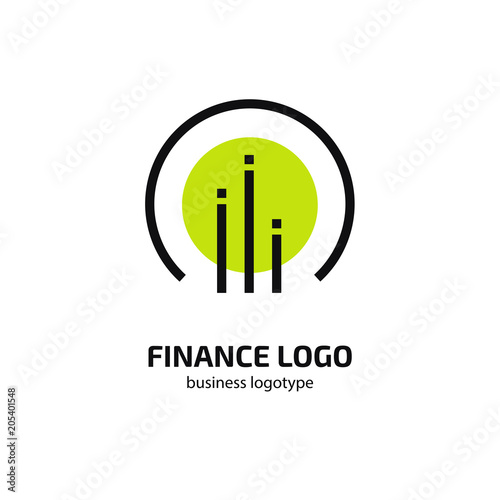 Illustration of business logotype bidding and auction.