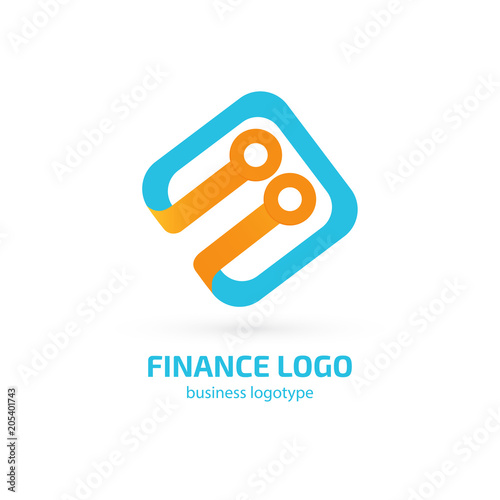 Illustration of business logotype bidding and auction.