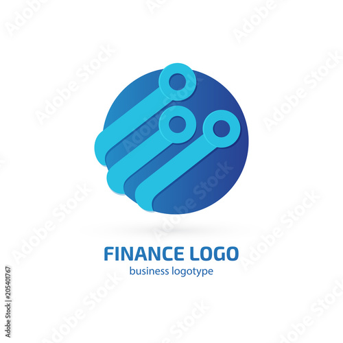 Illustration of business logotype bidding and auction.