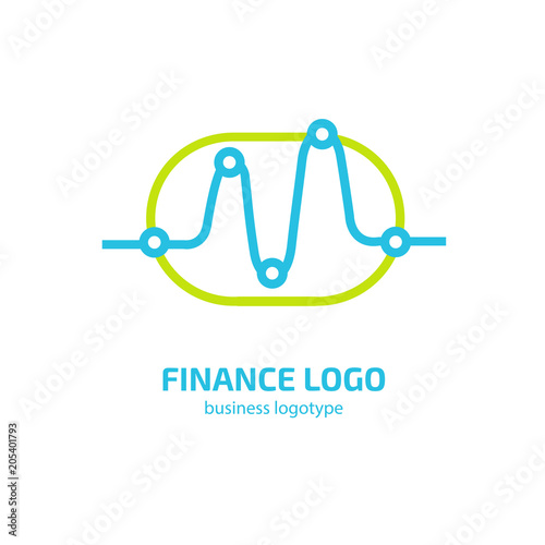 Illustration of business logotype bidding and auction.