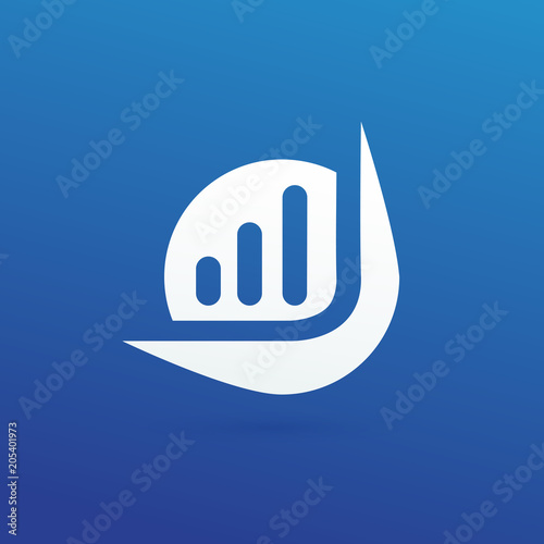 Illustration of business logotype bidding and auction.