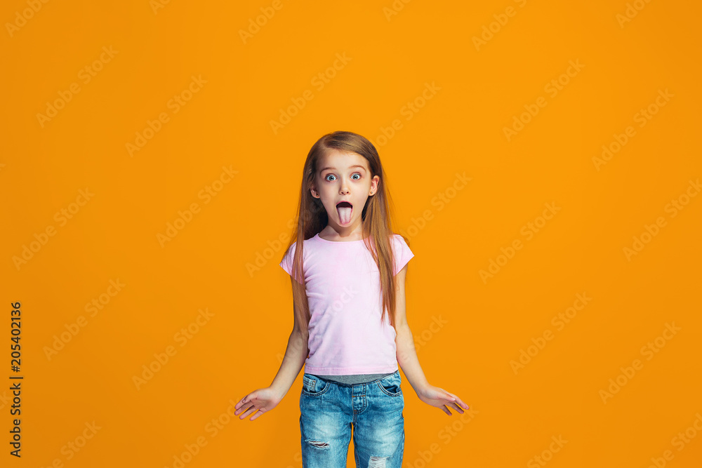 The squint eyed teen girl with weird expression The squint eyed teen girl with weird expression