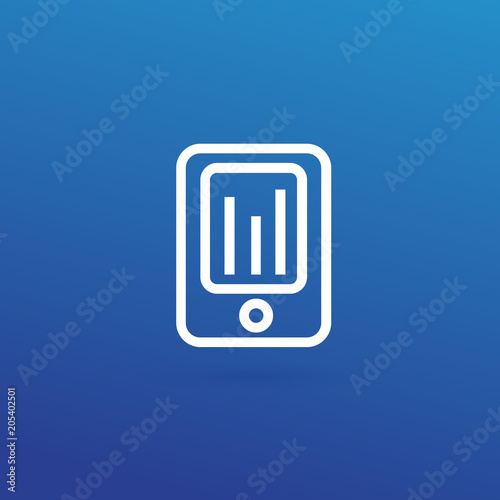 Illustration of business logotype bidding and auction.