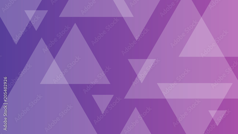 Abstract purple gradient background with triangles 