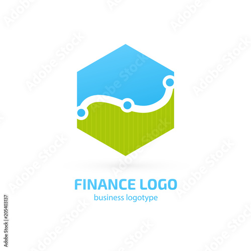 Illustration of business logotype bidding and auction.