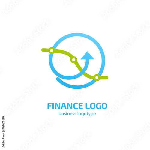 Illustration of business logotype bidding and auction.