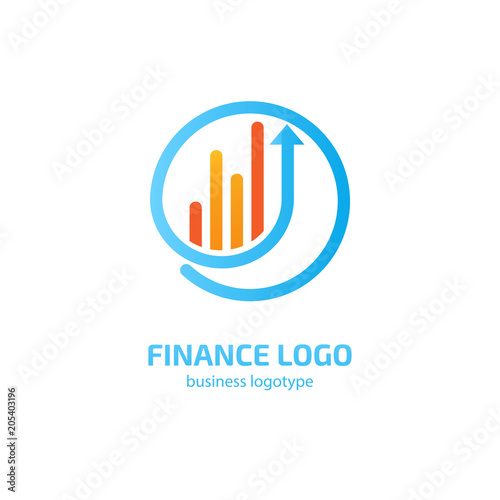 Illustration of business logotype bidding and auction.