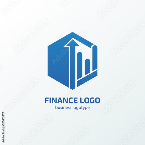 Illustration of business logotype bidding and auction.