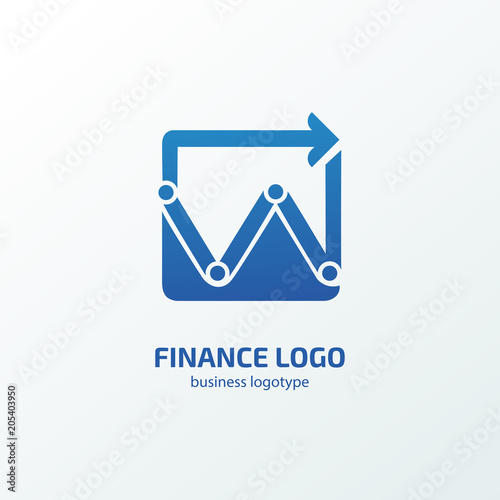 Illustration of business logotype bidding and auction.