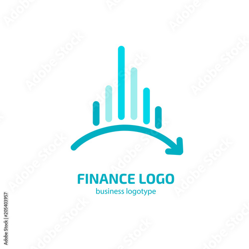 Illustration of business logotype bidding and auction.