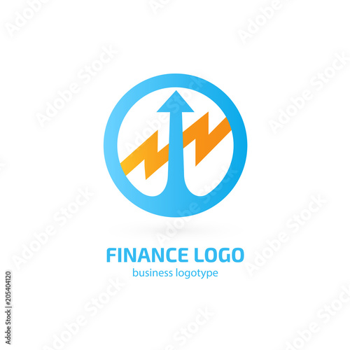 Illustration of business logotype bidding and auction.