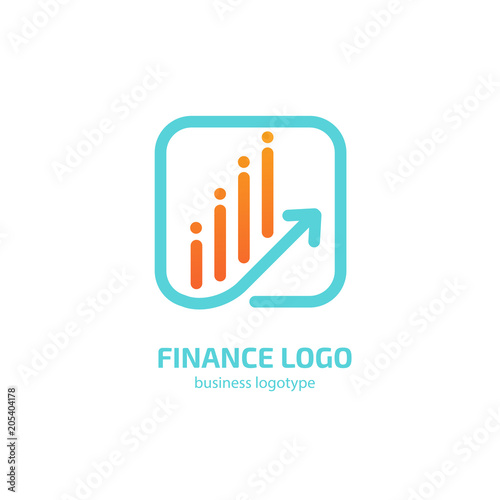 Illustration of business logotype bidding and auction.