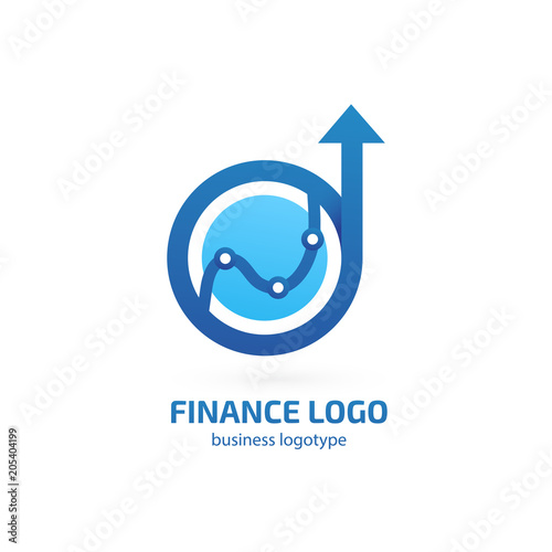 Illustration of business logotype bidding and auction.