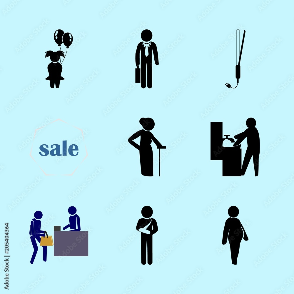human icons set human icons set