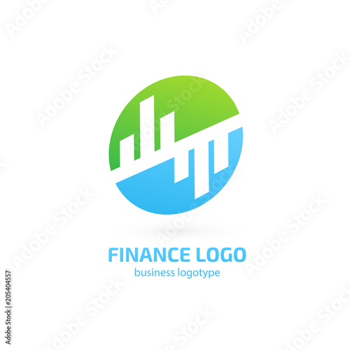 Illustration of business logotype bidding and auction.