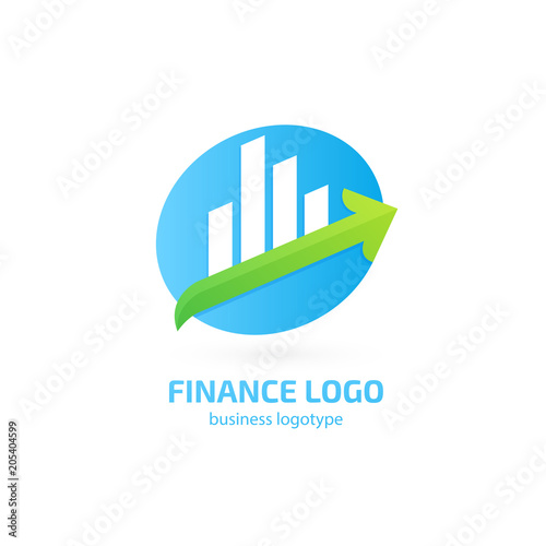 Illustration of business logotype bidding and auction.