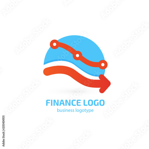 Illustration of business logotype bidding and auction.