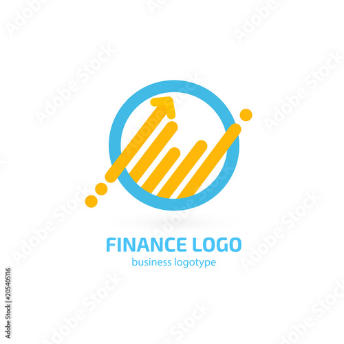 Illustration of business logotype bidding and auction.