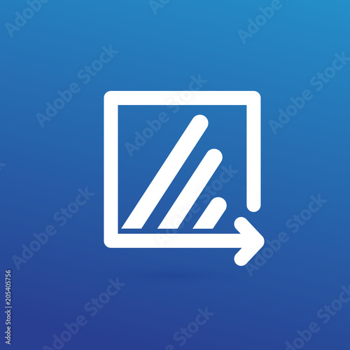 Illustration of business logotype bidding and auction.