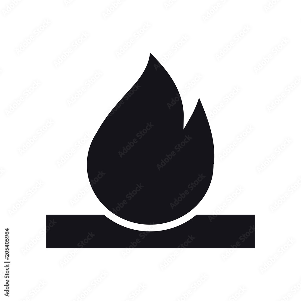 Bonfire Icon. Campfire with Firewood Sign and Symbol. Fire. Bonfire Icon. Campfire with Firewood Sign and Symbol. Fire.