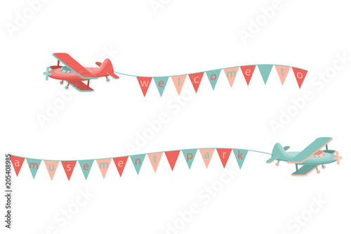 Cartoon airplane