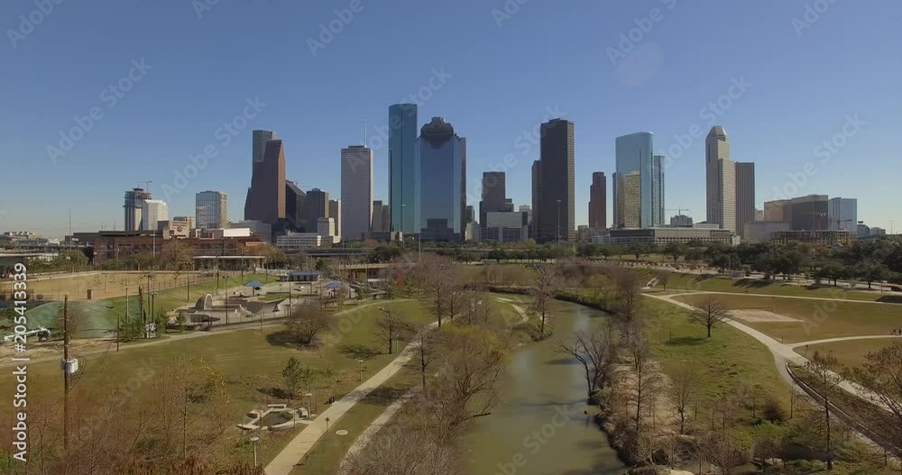 Houston aerial b-roll
