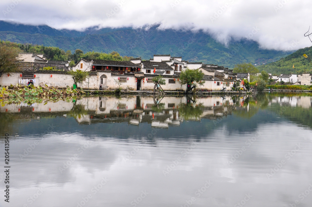Naklejka premium Hongcun, anhui province, China.
