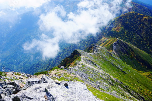 Bild auf Leinwand Mt. Jonen dake ridge trail, Nagano, Japan