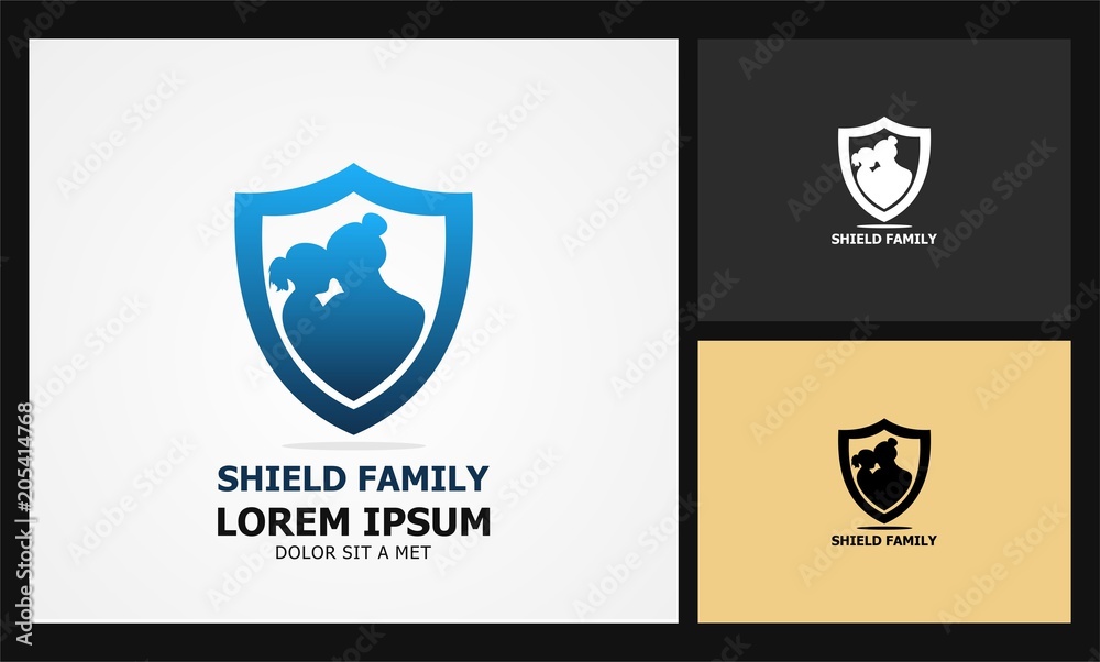 shield family parent logo shield family parent logo