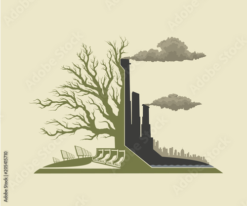 evolution of renewable energy concept of greening