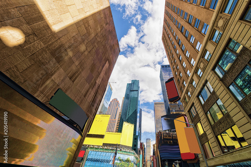 Intersection of 7th Avenue and West 44th Street Midtown Manhattan