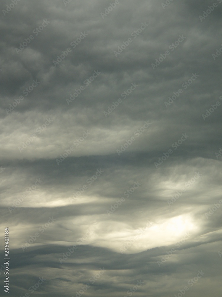 spectacular gray rain clouds