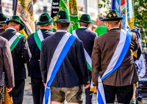 Billede på lærred bavarian brass band
