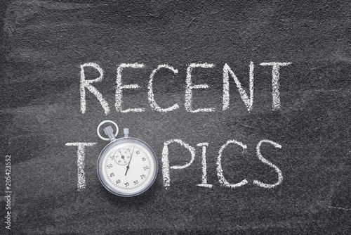 recent topics watch