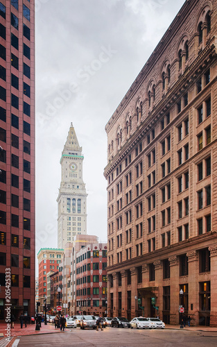 Custom House Tower on State Street in downtown Boston